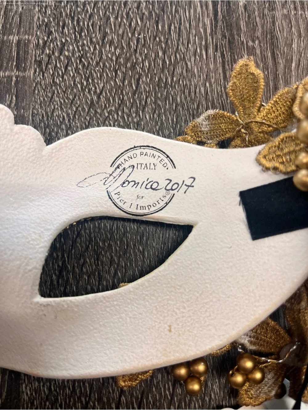 Elegant Gold Glitter Venetian Eye Mask - masquerade cosplay